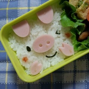 キャラ弁（キャラパン）＊こぶたちゃんサンド